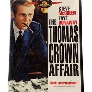 The Thomas Crown Affair DVD 1968 Steve McQueen Faye Dunaway Crime Drama